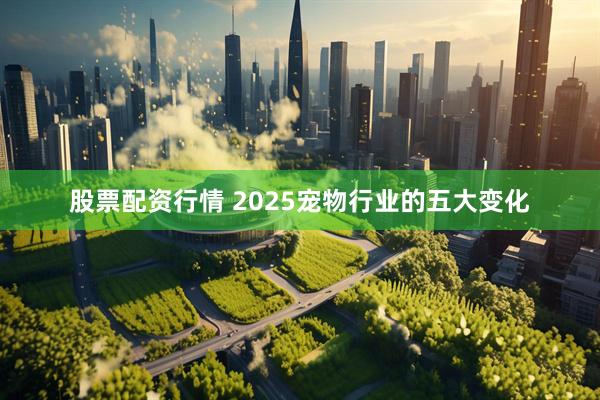 股票配资行情 2025宠物行业的五大变化
