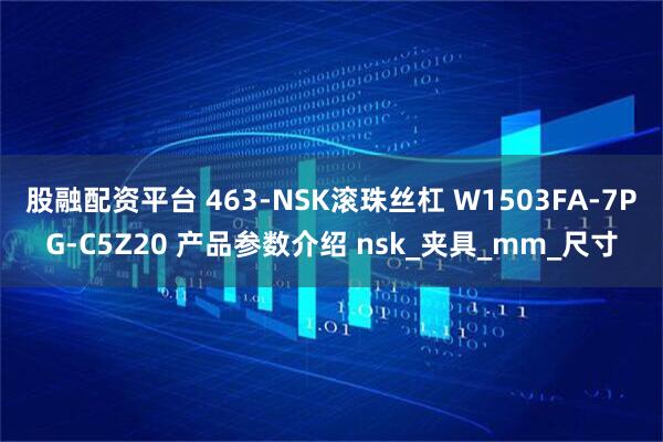 股融配资平台 463-NSK滚珠丝杠 W1503FA-7PG-C5Z20 产品参数介绍 nsk_夹具_mm_尺寸